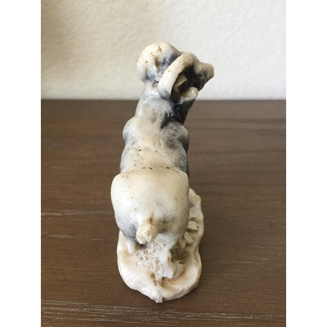 Late 20th Century Vintage Bighorn Sheep Carving in Zebra Jasper For Sale - Image 5 of 13