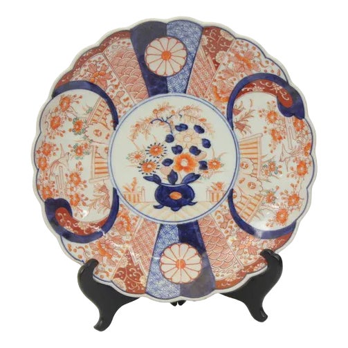 Painted Porcelain Plate For Sale