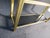 Glass Modern Brass Finish Console Table For Sale - Image 7 of 8