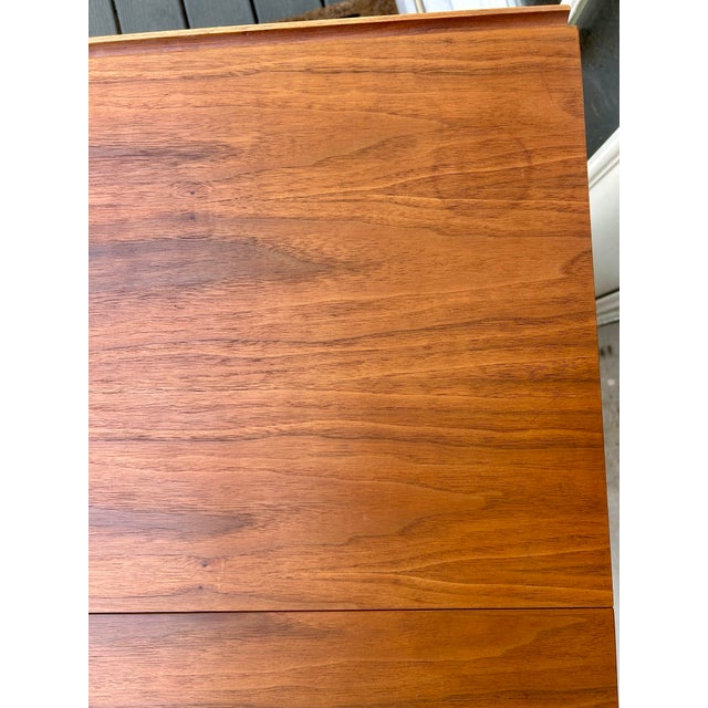 1960s Mid Century Danish Modern Teak Vanity/Desk by Arne Wahl Iversen for Vinde Molefabrik - For Sale - Image 10 of 12