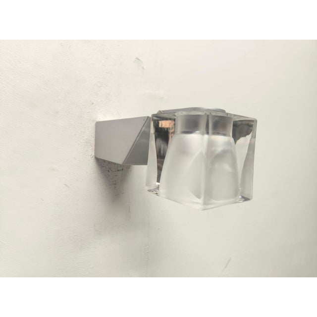 Metal Cube Double Light Wall Light by Fabbian, 2000s For Sale - Image 7 of 15