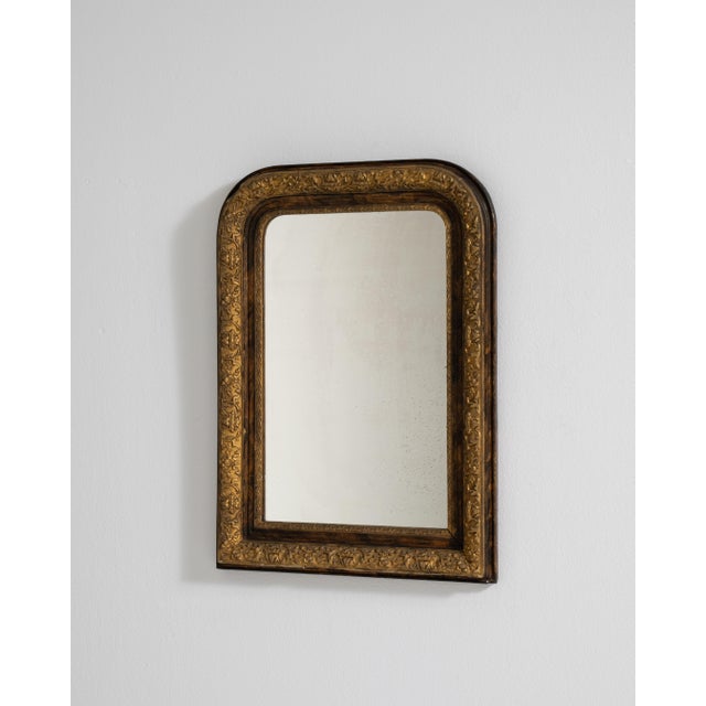 Gold Louis Philippe Wall Mirror, Antique, France, Circa 1880 For Sale - Image 8 of 8