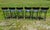 Mid-Century Modern Vintage Set of 6 Black Leather Seats Bar Stools 1970s Mid Century Modern For Sale - Image 3 of 18