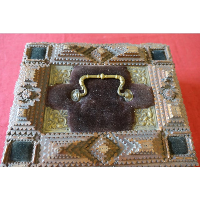 Vintage Sewing Box, 1920s For Sale - Image 3 of 8