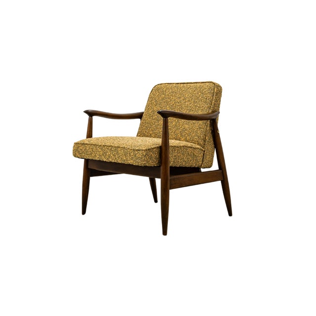 Mid-Century Modern GFM87 Chair in Kvadrat Boucle by Juliusz Kędziorek, Poland, 1960s For Sale - Image 15 of 15