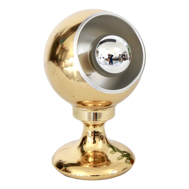 Vintage Space Age Eye Ball Table Lamp, Italy, 1970s For Sale