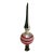 Vintage Small Silver and Pink Mercury Glass Tree Topper For Sale