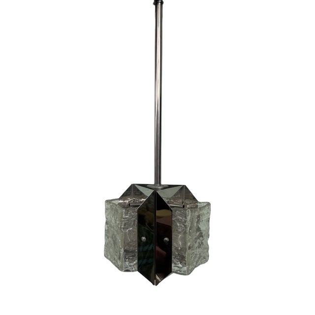 Vintage Austrian Pendant Lamp attributed to J.T. Kalmar, 1970s For Sale