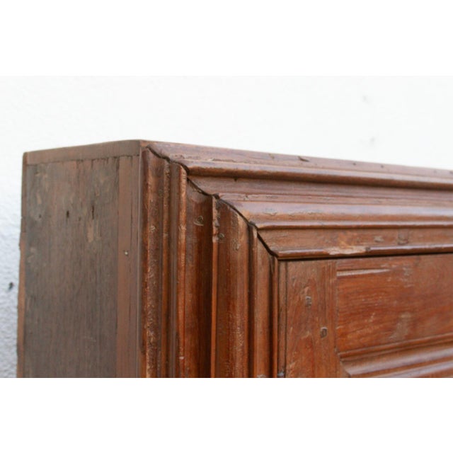 19th Century Carved Medallion Slim Cabinet For Sale - Image 4 of 12