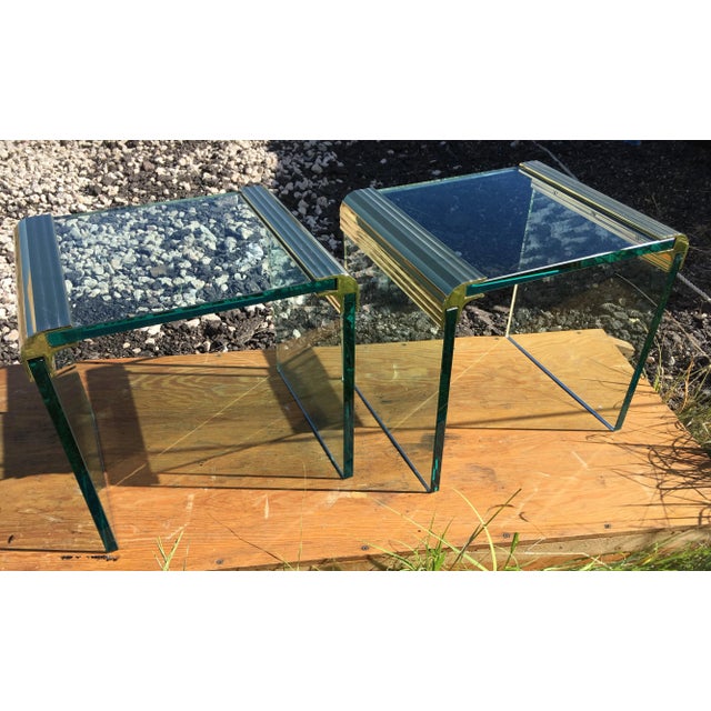 Waterfall End Tables From Pace Collection - a Pair For Sale - Image 9 of 13