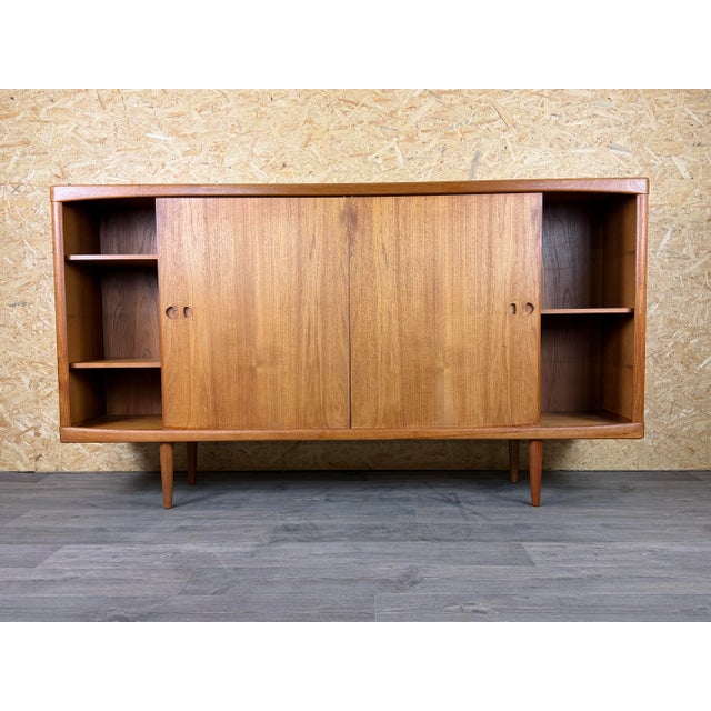 Danish Modern Teak Highboard by H.W. Klein for Bramin For Sale - Image 13 of 18