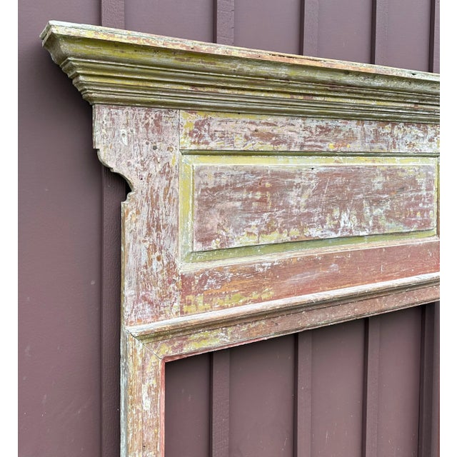 Late 18th Century American Pine Mantel For Sale - Image 10 of 17