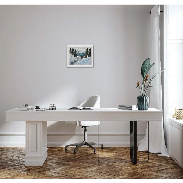 Contemporary Winter Landscape Oil Painting For Sale - Image 4 of 12