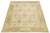 Elegant Golden Ivory Modern Oushak Style Hand-Knotted Wool Rug 10x14 For Sale - Image 4 of 10