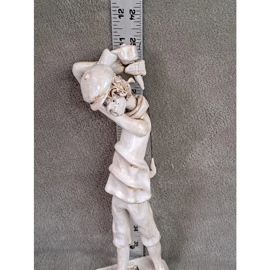 Vintage 1980s Dino Bencini Golfer Italy Collectible Ceramic