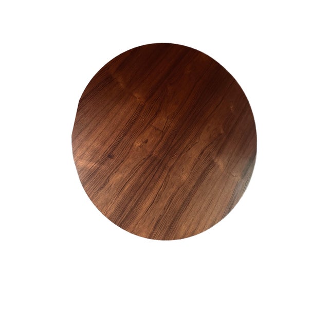 Fritz Hansen 1950s Rosewood Round Coffee Table by Arne Jacobsen for Fritz Hansen For Sale - Image 4 of 8