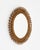 Midcentury beautiful round wall mirror framed in bamboo and rattan in the style of Franco Albini. Made in Italy in the...