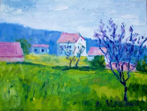 Contemporary Impressionist Style Oil Painting