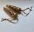 1990s Pair of Gold Cloisonné & Crystal Ornaments For Sale - Image 5 of 17