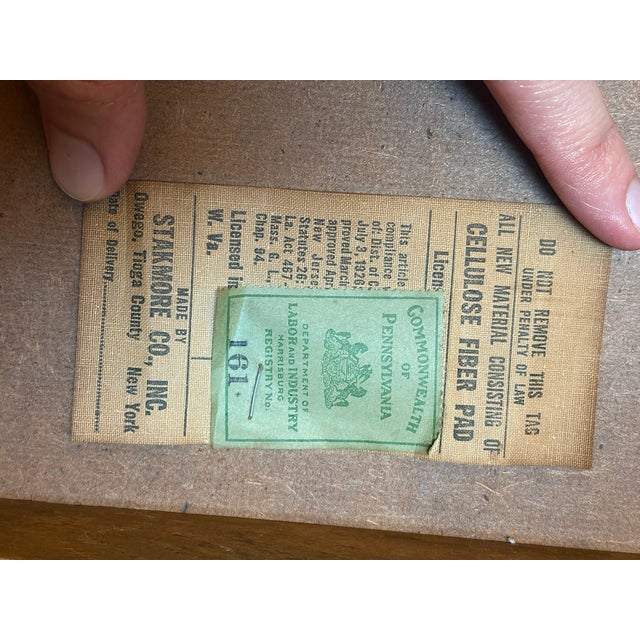 Stakmore Company 1950s Mid-Century Stakmore Lyre Back Folding Chairs - Set of 4 (With Original Labels) For Sale - Image 4 of 9