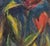 This painting is a framed "Thank You" from the artist to a dear friend Wendy, which is written on the back of the canvas...