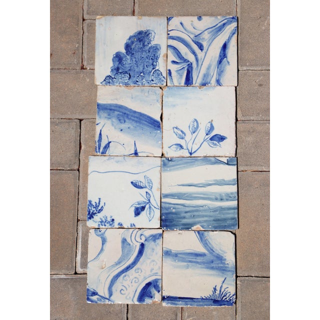 Circa: 18th Century. Country: Portugal. Material: Earthenware, Tin-glazed pottery. Item condition: Some chips and...