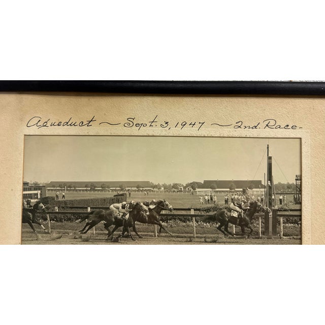 Photography Vintage 47 Original Bert Morgan Teaneck Aqueduct Horse Racing Jockey Photograph For Sale - Image 7 of 13