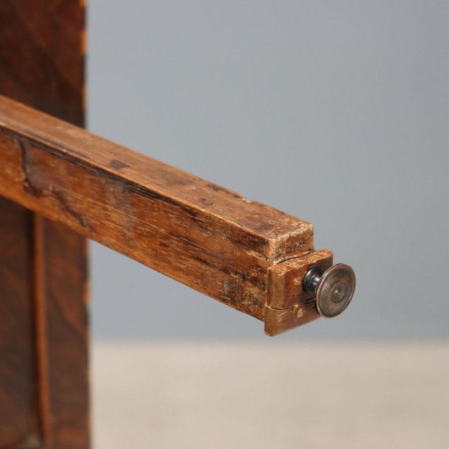Antique Flap Cabinet in Wood, Italy, 18th Century For Sale - Image 9 of 16