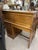 Antique Tiger Oak Roll Top Desk, Accordion Style, 5 Drawers, Solid Wood For Sale - Image 10 of 10