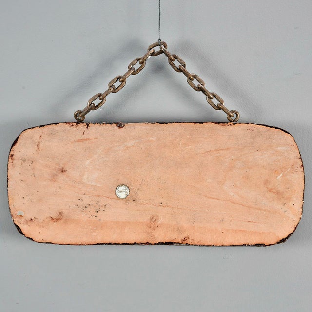 German Mid Century Hanging Ceramic Plaque Wall Art | Chairish