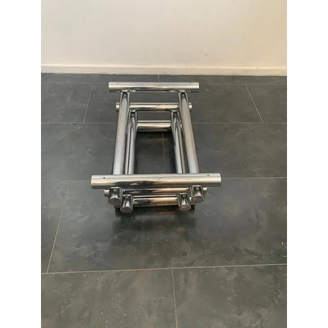 Steel and Glass Coffee Table, 1970s For Sale - Image 9 of 13