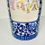 Ceramic April Showers…Antique Chinoiserie Hollywood Regency Flow Blue Porcelain Umbrella Stand. For Sale - Image 7 of 13