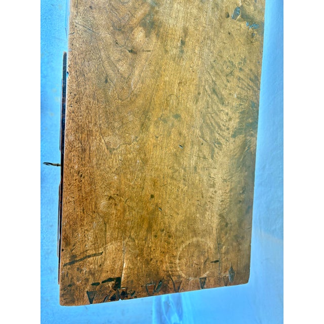 18th Century Spanish Walnut and Iron Three Drawer Console Table For Sale - Image 11 of 15