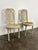 Louis XVI Style Lacquered and Caned Chairs, Set of 2 For Sale - Image 3 of 5