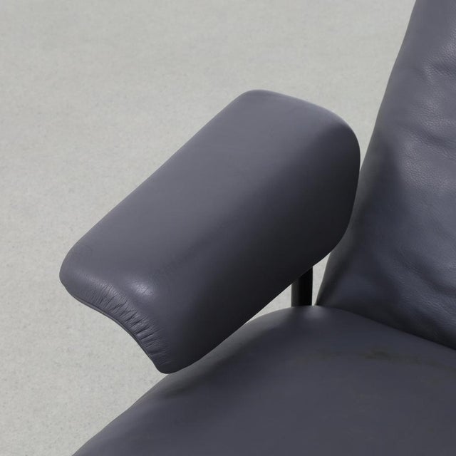 Metal DS 2030 Lounge Chair in Leather by Hans Eichenberger for de Sede, 1980s For Sale - Image 7 of 12