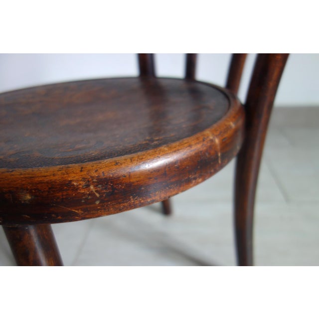 Antique Bentwood Children's Chair from Fischel, Early 20th Century For Sale - Image 9 of 13