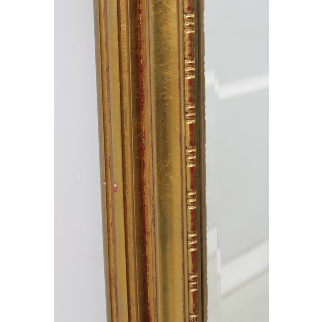 Pair Neoclassical Style Gold Leaf Finish Mirrors For Sale - Image 11 of 14