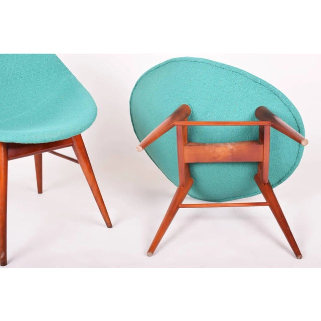 Mid-Century Chairs, Czechoslovakia, 1960, Set of 2 For Sale - Image 6 of 7