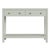 Spritely Home Accent Furniture Nora 40 in. W Rectangular Wood 2 Drawer Console Table with Lower Open Shelf, Sage Green For Sale - Image 4 of 8