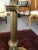 1900 Neoclassical Brass Pillar Fireplace Andirons - a Pair For Sale - Image 10 of 13