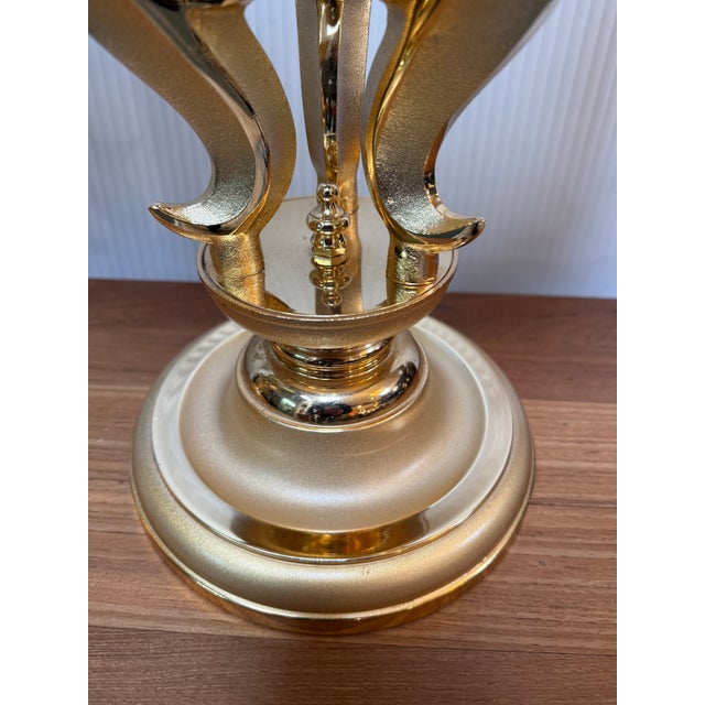 Regency Sculpted Table Lamps, Pair For Sale - Image 11 of 12