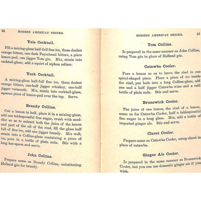 "Modern American Drinks: How to Mix and Serve All Kinds of Cups and Drinks" 1900 Kappeler, George J. For Sale - Image 10 of 11