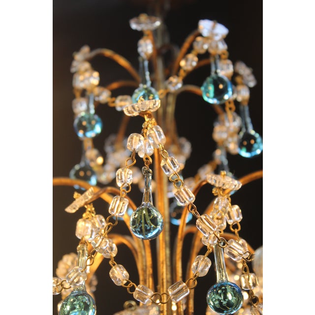 Vintage Italian Chandelier, 1950s For Sale - Image 4 of 8