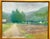This atmospheric oil on canvas by American artist, Caroline Gantz, depicts a field and mountains near Williamstown, MA....