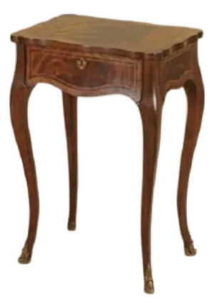 Maitland Smith #3630-062 French Style 1 Drawer Mahogany Nightstand