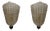 Italian Modern Murano Glass Textured Wall Sconces, 2000, Set of 2 For Sale