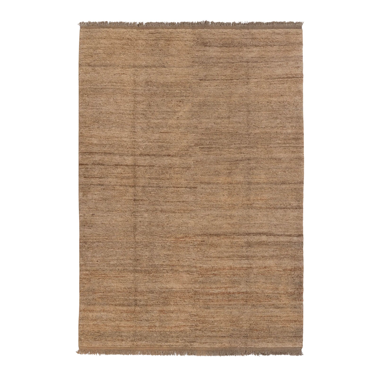 High Quality Hand Knotted Tan Natural Jute Loop Pattern Solid Rug ...
