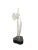 Glass Late 20th Century Hans Frabel Glass Daffodil Sculpture on Stand For Sale - Image 7 of 9