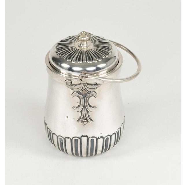 Mid-Century Modern Mid-Century Steel Ice Bucket attributed to Aldo Tura for Macabo, Italy, 1960s For Sale - Image 3 of 15