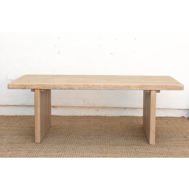Farmhouse The Bastide, 84" Reclaimed Wood Tavern Table For Sale - Image 3 of 16